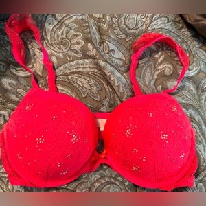 Red Victorias Secret Bra